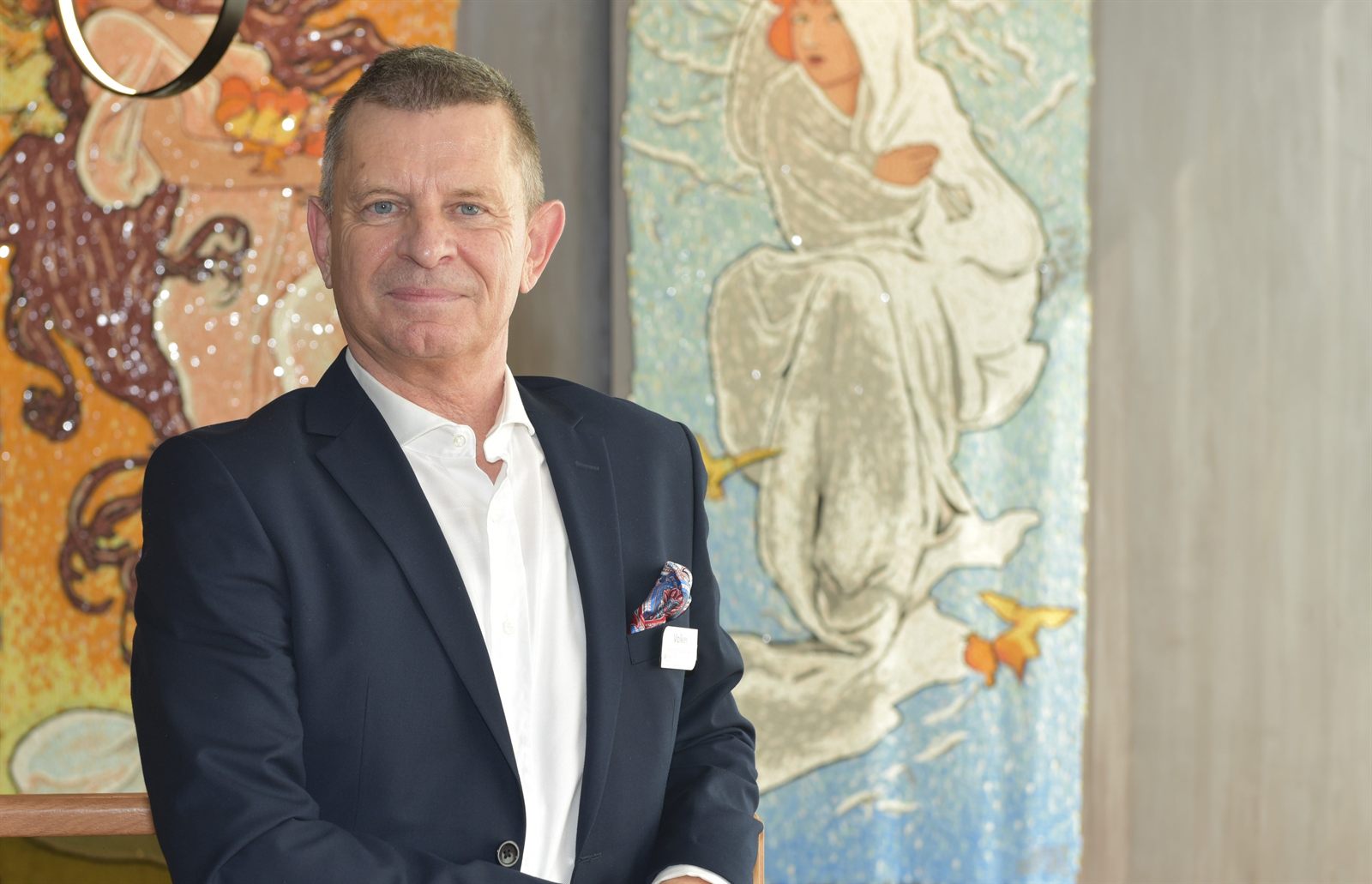 Volker Weber in a hotel setting