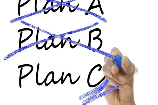 the process of making plans for something